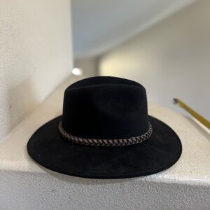 La‎ Sierra Western Cowboy Mexican Hat Black Fedora Classic Festival Unisex